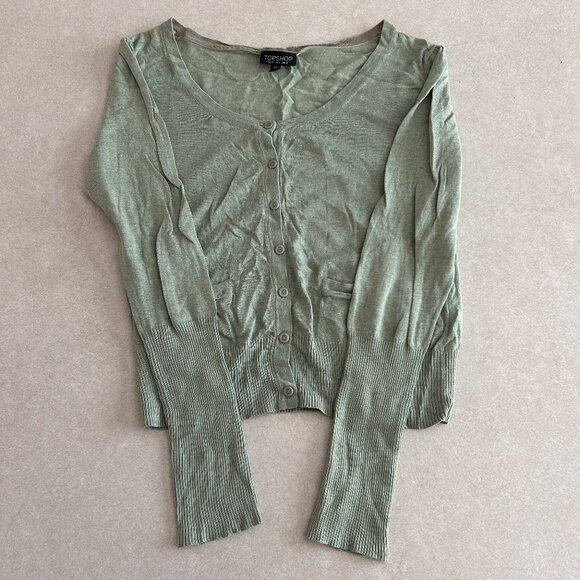 Topshop Knitted Scoop Neck Cardigan ALT ASO Hermione Granger - Picture 4 of 8